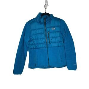 The North Face Women's Denali 550 Down/Polartec Blue Jacket, Size Small